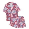 thumbnail image 5 of Ensemble de Pyjama pour Filles Imprimé Manches Courtes Chemise Boutonnée Ensemble Ensemble de Pyjamas Classique Pyjamas de Noël pour Filles Garçons Filles Mode, 5 of 5