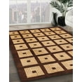 thumbnail image 2 of Ahgly Company Indoor Rectangle Abstract Orange Abstract Area Rugs, 8' x 10', 2 of 6