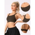 thumbnail image 3 of DARING DIVA Full-Coverage U Back Bras Fixed Padded Cup Underwear S Brown, 3 of 6