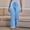 Light Blue, variant on ALLLIST Pants for Ladies Elastic Waist Plus Size Knit Pants Plain Gray Lounge Pants Teen's Pants