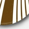 thumbnail image 3 of Designart - Terracotta Minimaliste Boho Arc-en-Ciel II - Art Mural Rond en Métal Moderne, 3 of 5