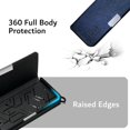 thumbnail image 4 of TUDIA Leather Magnetic Case Compatible for AliveCor Kardia Mobile, Leather Protective Travel Case Magnetic Closure with Keyring for KardiaMobile EKG Heart Monitor (Blue), 4 of 7