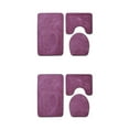 thumbnail image 4 of relayinert 3pack/lot Bathroom Rug Sets Easy To Install Waterproof Anti-slip Multi-functional Comfortable PJ210906-A001 2Set, 4 of 6