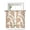 Brown, variant on Teal Green Leaves Tier Curtains 24 Inch Length,Sheer Curtains for Bedroom Living Room Summer Farmhouse Botanical Boho Branch Short Kitchen Curtains Drapes for Small Half Window 27.5"x24" 2 Panels