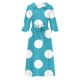 thumbnail image 4 of Vestido de Verano para Mujeres Impreso Cuello de Vuelta de Manga de Tres Cuartos, Estilo de Ocio de Moda para Ocasional, Fiesta Y Vacaciones, 4 of 5