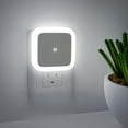 thumbnail image 3 of Square Plug-in Night Light with Auto Light Sensor, LED Energy-Saving Bedside Lamp for Hallway, Nursery, and Bedroom, US Plug Option, Dimmable Warm White, Safe for Kids and Elderly, 3 of 6