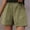 Army Green, variant on zanvin Shorts for Women, Women's Loose Wide Leg Pants High Waist Straight Pants Casual Cotton Linen Shorts