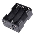 thumbnail image 2 of Double Side Spring 6 x 1.5 V AA Battery Holder Case Box Black,1 x Battery Case,Black, 2 of 8