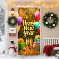 thumbnail image 5 of Uxgjfwu 2026 New Year Party Decorations, Happy New Year Banner Door Curtain Backdrop, Festive Hanging Cloth for Wall Doorway Window Holiday Celebration, 5 of 6