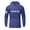 Royal Blue, variant on Men's Loose Fit Hoodie with RED FRIDAY Flag & Letter Print, Casual Pullover Sweatshirt, Military Support Design for Veterans Day, Christmas, Outdoor Wear,Light Gray,3XL