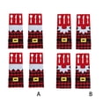 thumbnail image 4 of Inteprter Bolsa de vajilla de Navidad de 4 piezas, bolsa de cubiertos de Navidad para festivales, organizador de cubiertos, decoración reutilizable a Kits de decoración para fiestas Tipo 1 Inteprter HA068281-01B, 4 of 6
