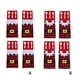 thumbnail image 5 of Bewildely Bolsa de vajilla navideña de 4 piezas, bolsa para cubiertos de Navidad, soporte para cena, organizador de dulces, decoración, Rectangular Kits de decoración para fiestas Tipo 1 Bewildely HA068281-01B, 5 of 6