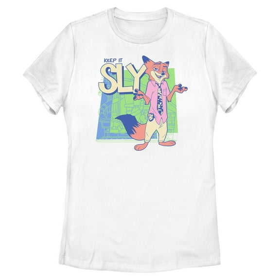 Womens Zootopia 2 Nick Wilde Keep It Sly T Shirt