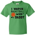 thumbnail image 3 of Inktastic I Watch Basketball with Daddy Youth T-Shirt, 3 of 5