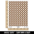 thumbnail image 2 of Alaskan Malamute Dog Solid 200+ Round Stickers - Brown - Matte Finish - 0.50" Size, 2 of 3