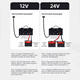 thumbnail image 4 of Cargador de Batería Inteligentes Automático 12/24v Auto 240W LCD, 4 of 4