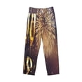 thumbnail image 4 of Balery Men'S Happy New Year Pants,Sleepwear Pants,Pajama Pants,Pj Bottoms Drawstring And Pockets-Xx-Large, 4 of 9
