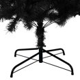 thumbnail image 4 of vidaXL Artificial Christmas Tree with Stand Black 180 cm PVC, 4 of 4