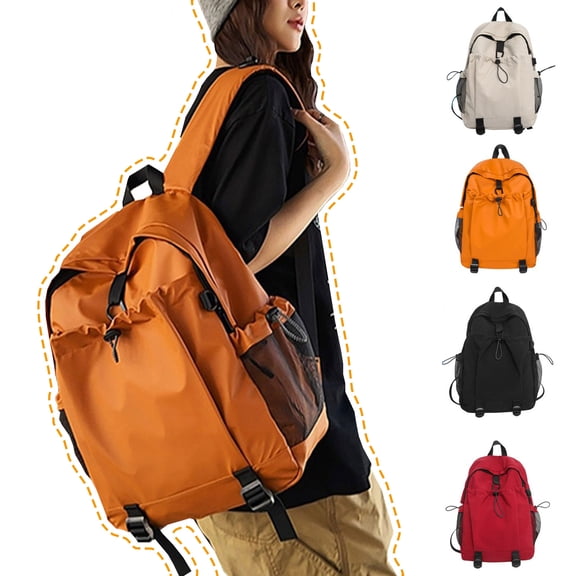 Lksixu Travel Backpack, Large Capacity Schoolbag with Padded Straps, Water-Resistant Schoolbag with Multiple Organizational Compartments, Lightweight Casual Daypack Flight Approved for College Work