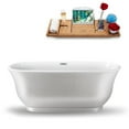 thumbnail image 2 of 59" Streamline N-662-59FSBLU-FM Freestanding Tub and Tray With External Drain, 2 of 2