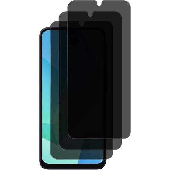 3 Pack Privacy Screen Protector For Samsung Galaxy A16 5G / A26 5G Anti Spy Private Tempered Glass, Anti Scratch