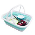 thumbnail image 5 of SAMMART 12L (3.17 gallon) Collapsible Tub with Handle - Portable Outdoor Picnic Basket / Crater - Foldable Shopping Bag - Space Saving Storage Container, 5 of 6