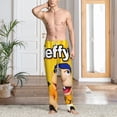 thumbnail image 6 of Lsque Sml Jeffy Print Men's Pajama Pants, Lounge Pant - Comfortable Home Wear,Elastic Waistband, Stylish Design-Small, 6 of 9