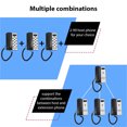 thumbnail image 2 of TFixol Système d'Intercom Sans Fil Longue Portée 433 MHz avec Volume Réglable, Prend en Charge 100 Appareils, Hôte HT12 + Extension, Norme Américaine, Transmission Stable 1000 m, 2 of 6