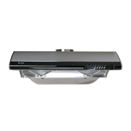 Zephyr Europa Series Hoods - Chef 30” Under Cabinet Range Hood C190 | TASTEMAKER SERIES | Slim Stainless Steel Design | 3 Speed Setting with 750 CFM | Includes Incandescent Lamp