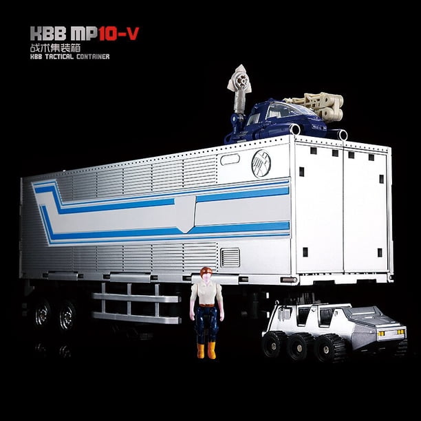 Figura de acción de Kbb Mp10 KO, modelo de transformación G1, Robot de juguete de aleación de Metal OP MP10V Commander, colección fundida a presión, Voyager, regalo, 18cm Fivean unisex