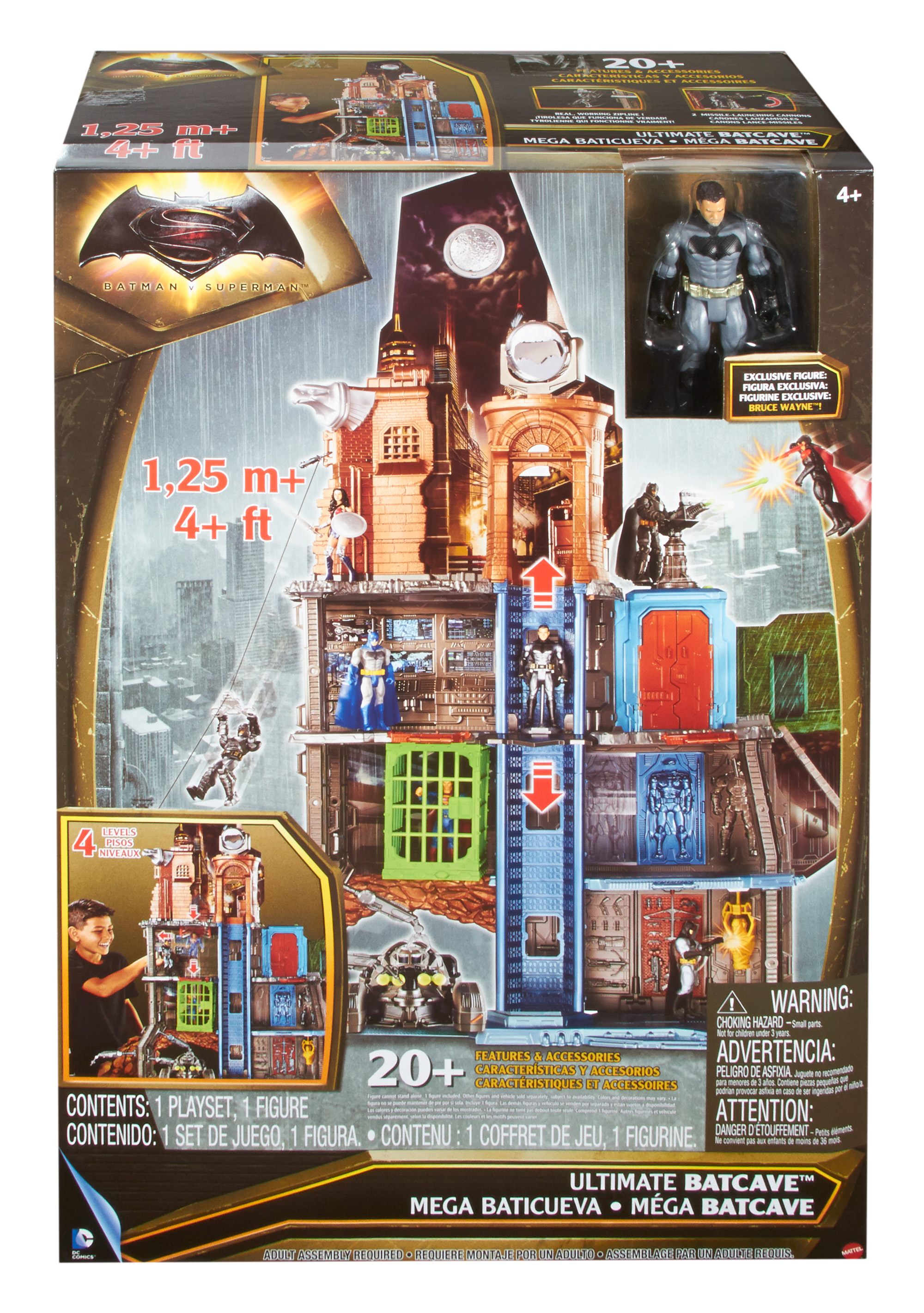 Batman V Superman Ultimate Batcave Playset with 1-Exclusive Batman - image 3 of 4