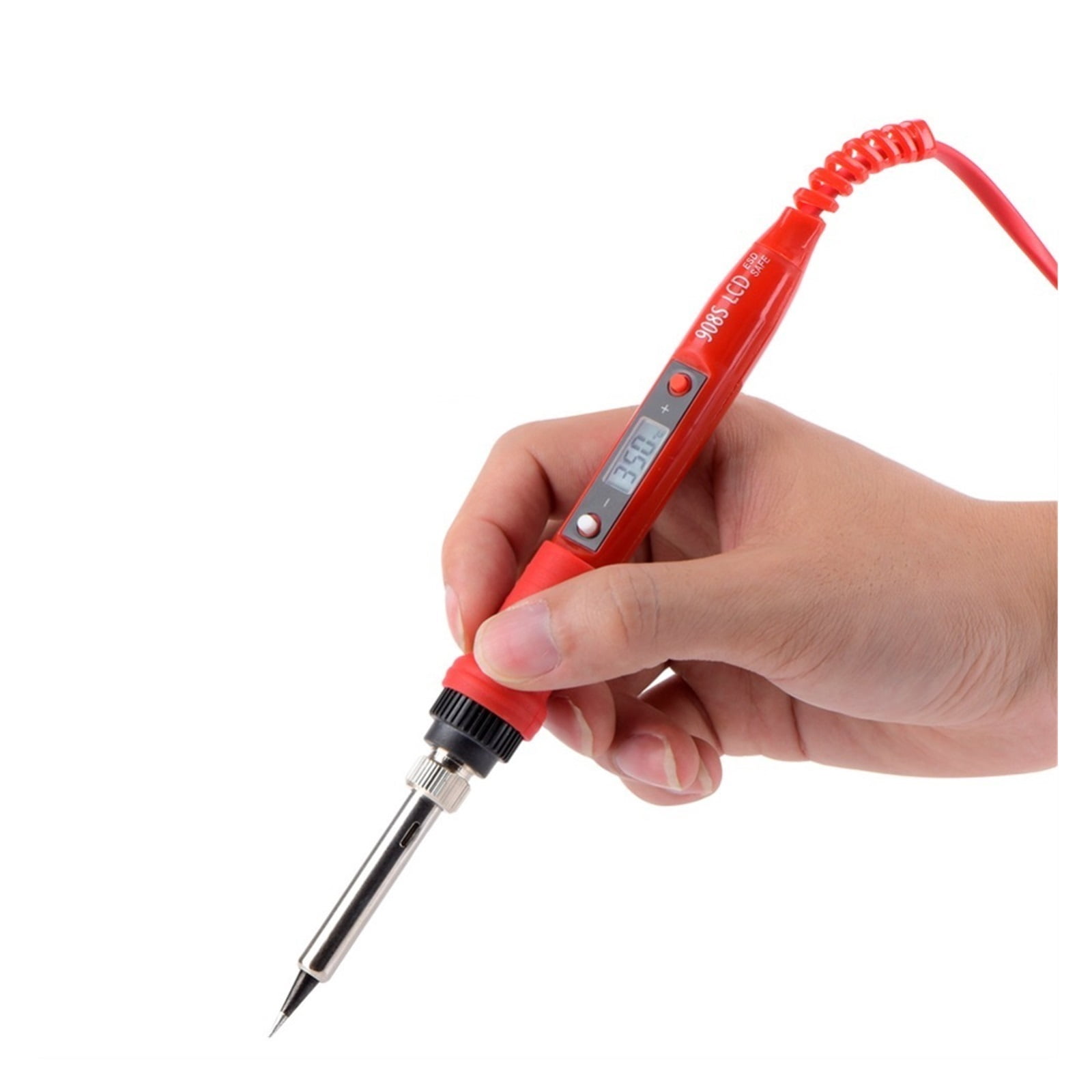 Electric Soldering Iron Kit,LCD Digital Welding Pen,BGA Soldering Iron Solder Welder Tip Tin Pencil For Home DIY 80W ,Accurate Temperature Control
