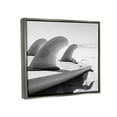 thumbnail image 4 of Stupell Industries Surfboard Fins Beach Sports Photography Ocean Coast Photograph Luster Gray Floating Framed Canvas Print Wall Art, Design by Two Smart Blondes, 4 of 5