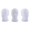 thumbnail image 4 of Outdoor Full Face Mask Spandex Thin Motorcycle Cycling Ski Mask white, 4 of 9