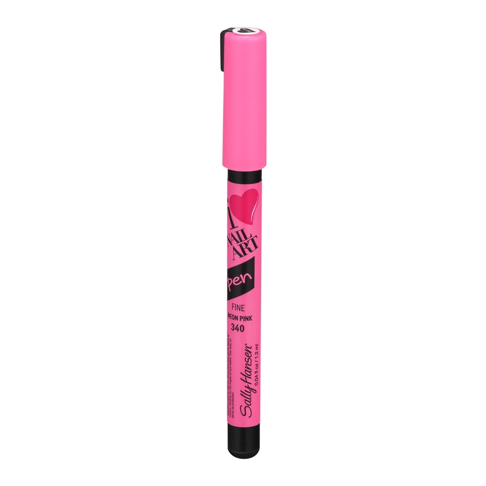 Sally Hansen I Heart Nail Art Fine Pen 340 Neon Pink 0 04 Fl Oz Sally Hansen I Heart Nail Art Tool Kit 1 Ea