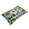 thumbnail image 3 of Naloa Colorful Tie Dye Stained Glass Pillowcase, Throw Pillowcase, Wrinkle-Free, Stain-Resistant with Hidden Zipper for Bedroom Sofa - 20"x30", 3 of 9