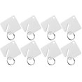 thumbnail image 1 of AMERTEER 60pcs Key Chain Tags Efficient Key Organization for Home Office Writable Labels Durable Key Ring Holder Ideal Cabinet, 1 of 5