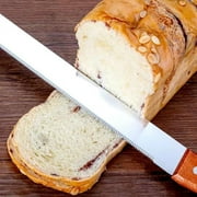 Angfeng 10/12/14 Inch Best Serrated Bread Knife Cake Cutting Knifes Long Slicing Cutter Stainless Steel Loaf Breads Slicer Kitchen Tools(14 inch-B)