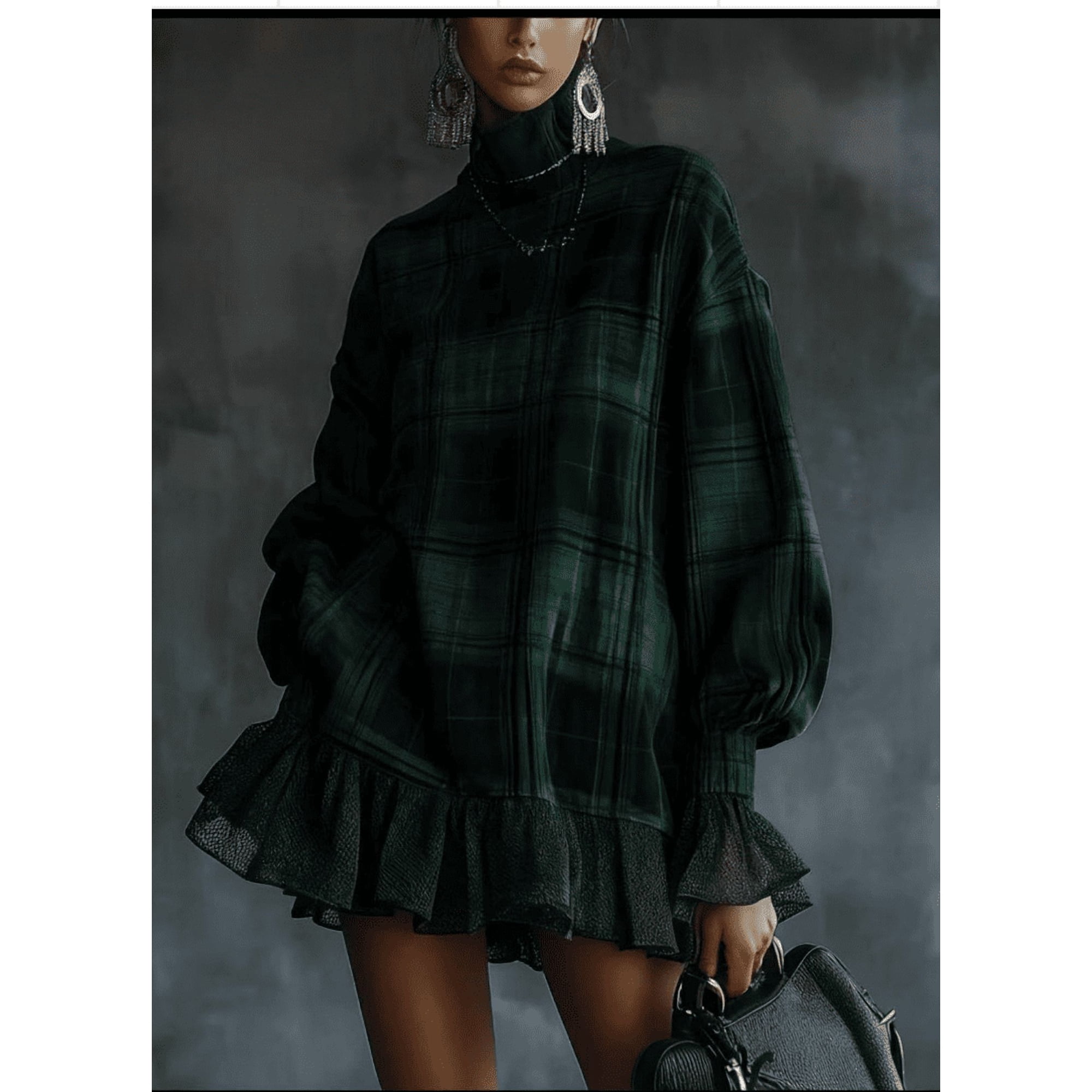 dark green long sleeve shift dress Reiss Danni Ruched Long-Sleeve Maxi Dress