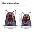 thumbnail image 2 of Balery Cartoon Big-Eyed Dog Pattern Drawstring Backpack Bag Sport Gym Sackpack Cinch Bags Pattern Drawstring Backpack Bag Sport Gym Sackpack Cinch Bags -Medium, 2 of 6