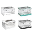 thumbnail image 3 of kurtrusly Foldable Box Reptile Case Breeding Cage Transparent Folding Design Craftsmanship Compact Size Multipurpose Hamster Cages S/White, 3 of 6