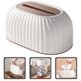 thumbnail image 2 of Tissue Box Cover Pumping Paper Holder Desktop Tissue Holder Paper Towel Dispenser, 2 of 8