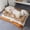 Khaki, variant on Txlpkdyx Extra Warm Winter Dog Bed,Thickened Plush Pet Mat with Non-Slip Bottom,Machine Washable & Stain Resistant,for Small/Medium/Large Dogs
