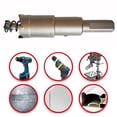 thumbnail image 5 of 14-60mm Alloy Hole Saw Set Carbide Tip TCT Metal Cutter Core Drill Bit Kits For Stainless Steel Metal Drilling Crown, 5 of 6