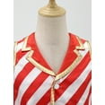thumbnail image 6 of iiniim Christmas Boys Striped Vest Xmas Party Single Breasted Dressy Waistcoat Red White 8, 6 of 7