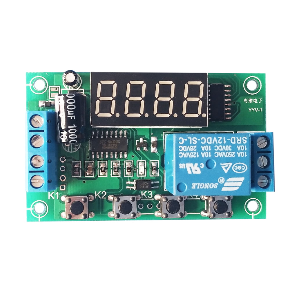 DC 12V Voltage Monitor Module Test Charging Discharge Relay Switch Control Board 