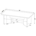 thumbnail image 5 of Jamestown 84-inch Composite Wood Dining Table Mango, 5 of 7
