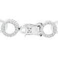 thumbnail image 2 of Precious Stars Circle Silvertone Cubic Zirconia Circle 8" Ladies Bracelet, 2 of 3