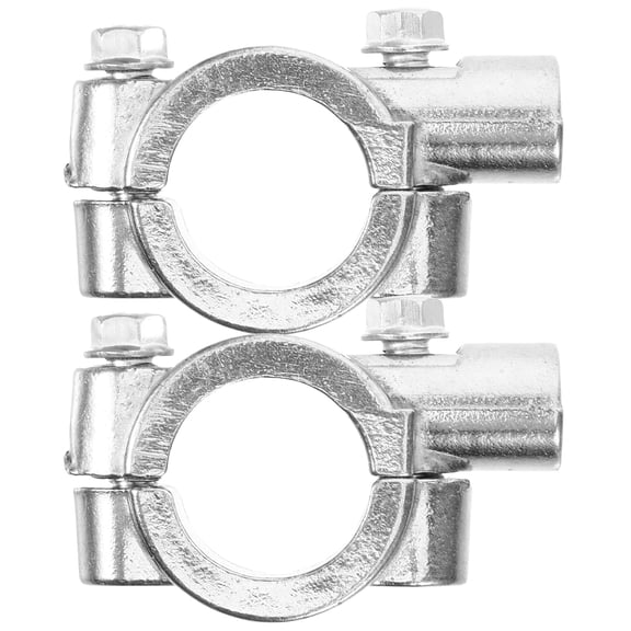 SOPOTUTU 2 Pack Motorcycle Mirror Mount Clamp Metal Universal Fit Replacement Accessories for Bikes