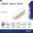 thumbnail image 4 of Pure Encapsulations Alpha Lipoic Acid 100 mg | ALA Supplement for Liver Support, Antioxidants, Nerve and Cardiovascular Health, Free Radicals, and Carbohydrate Support* | 120 Capsules, 4 of 10
